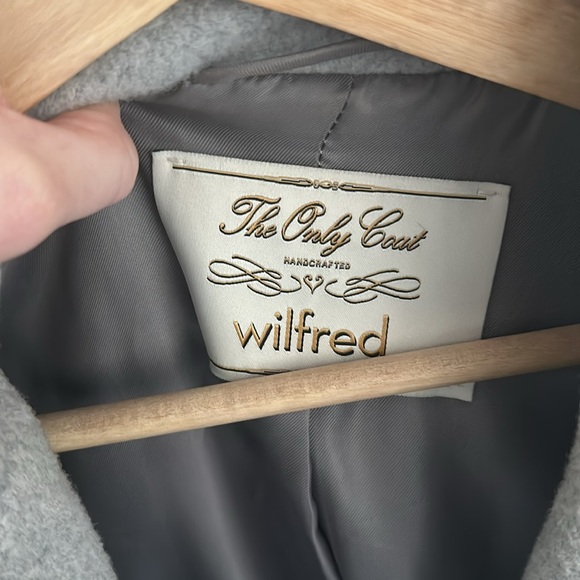 Aritzia Wilfred The Only Coat Wool Cashmere Gray XS - Picture 2 of 5